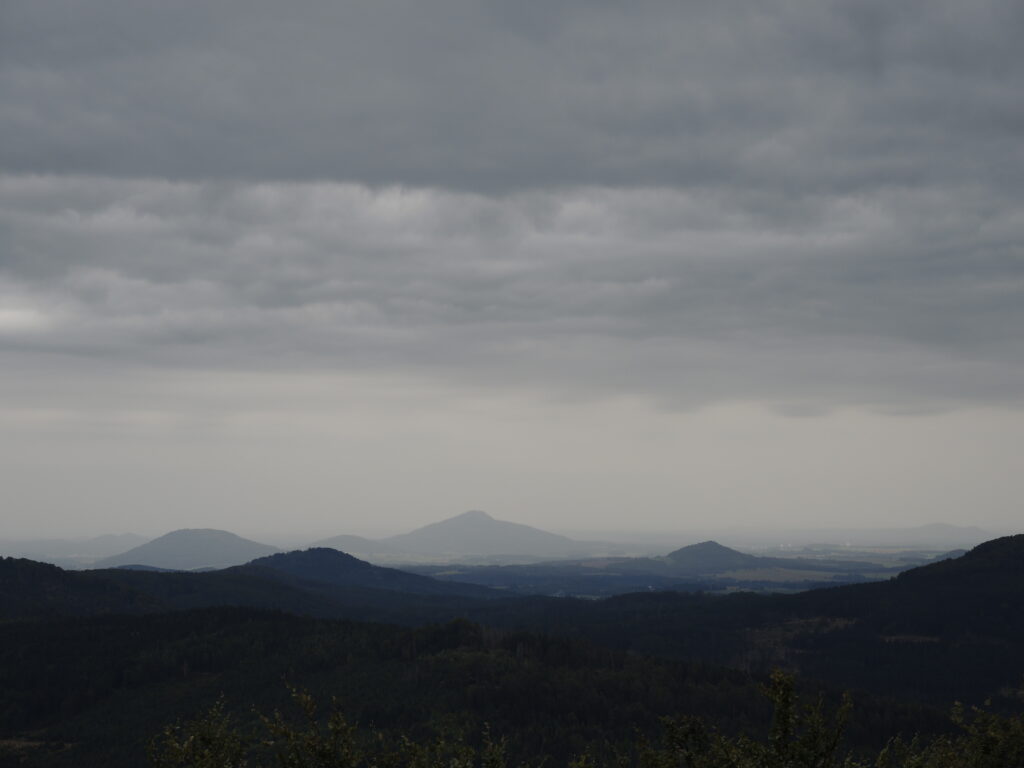 Horské panorama Lužických hor